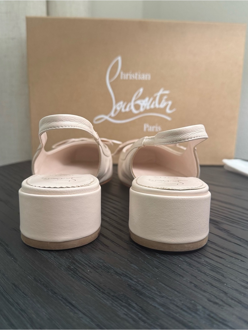 Christian Louboutin Mamaflirt Slingback Ballet Pump Leche 42 - Picture 9 of 12
